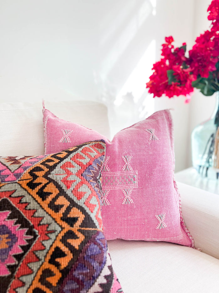 Azalea XXI Moroccan Sabra Cactus Silk Pillow