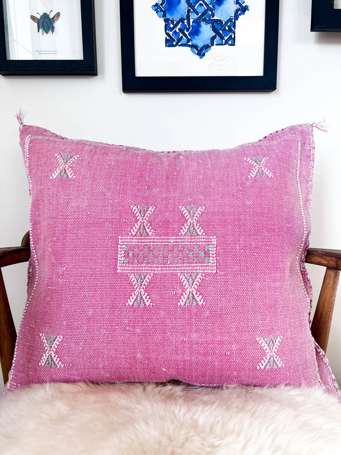 Azalea XXI Moroccan Sabra Cactus Silk Pillow