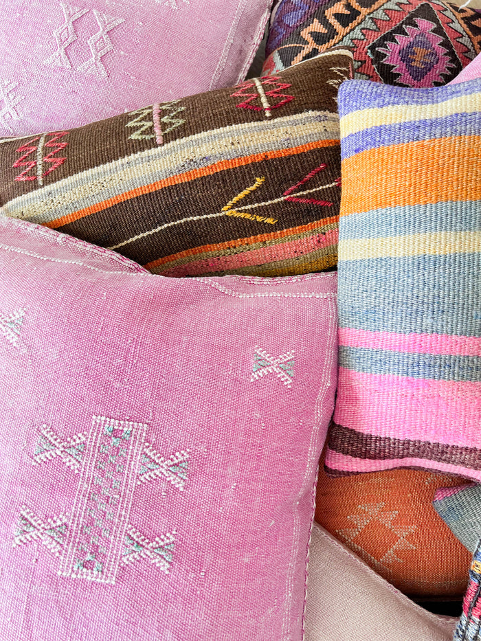 Azalea XXI Moroccan Sabra Cactus Silk Pillow