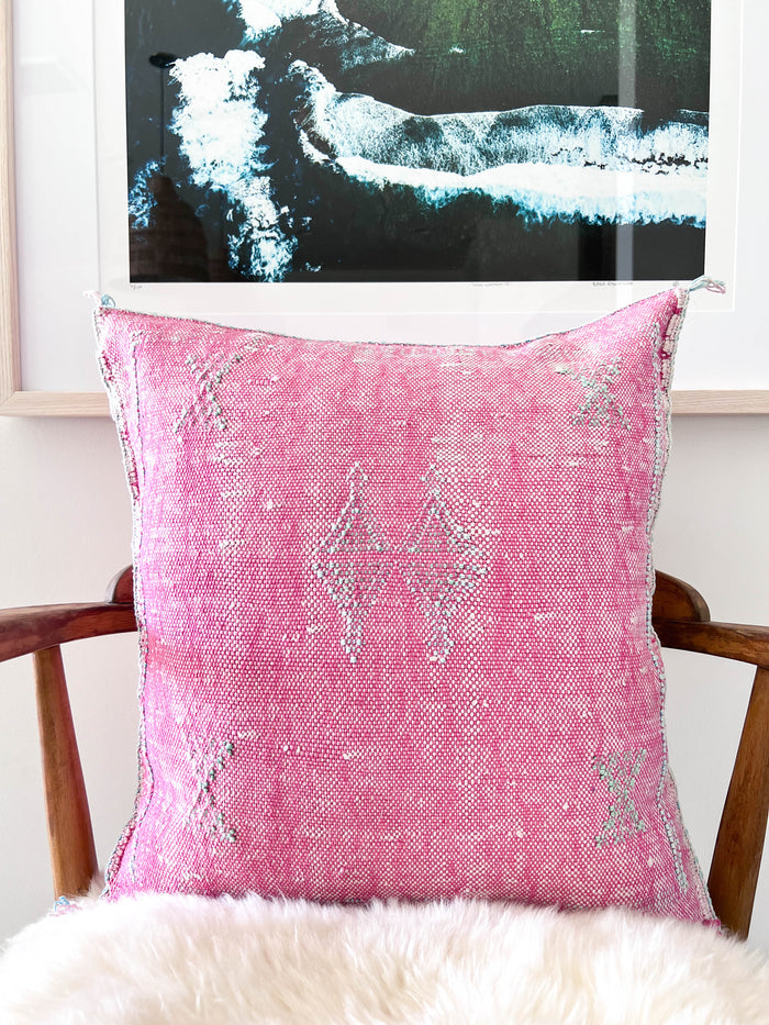 Azalea XXII Moroccan Sabra Cactus Silk Pillow