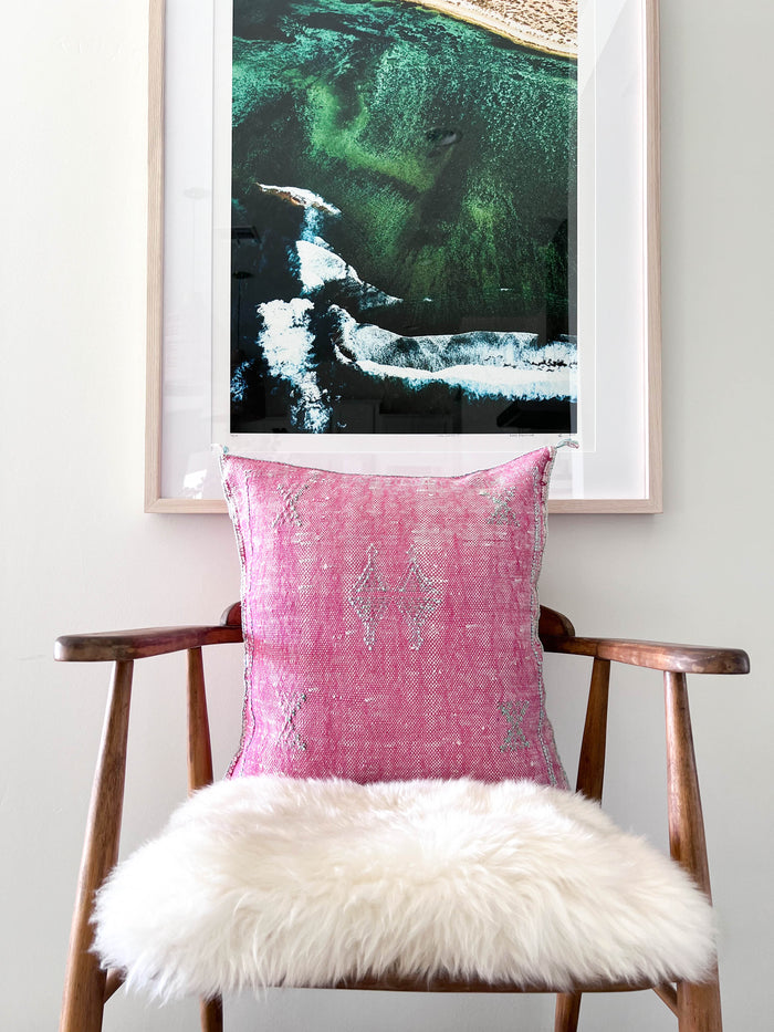 Azalea XXII Moroccan Sabra Cactus Silk Pillow