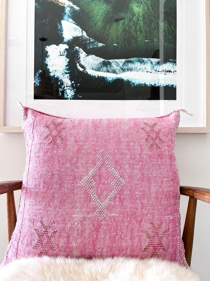 Azalea XXIX Moroccan Sabra Cactus Silk Pillow