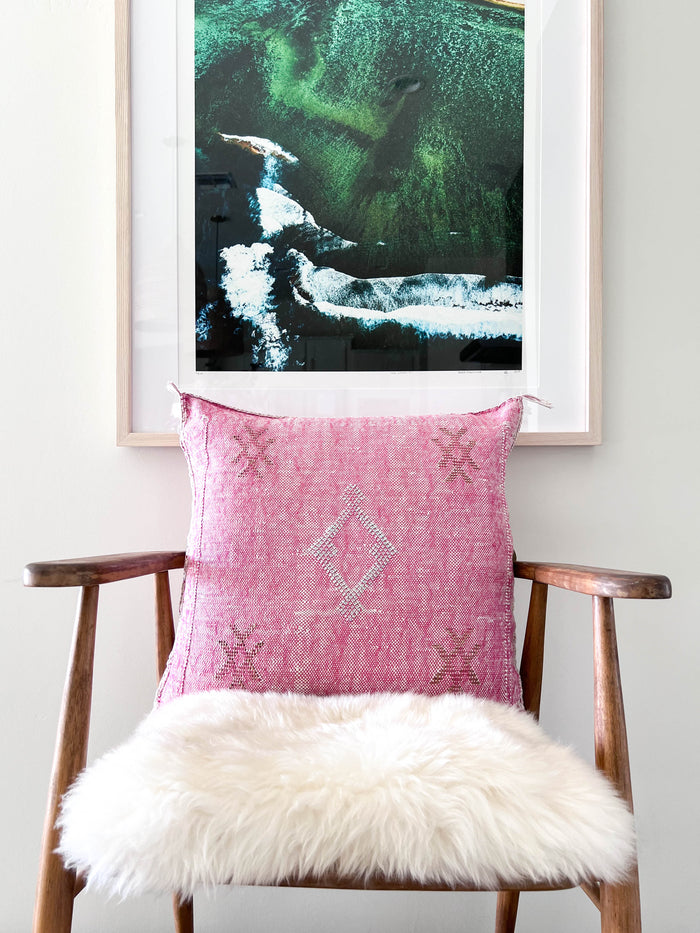 Azalea XXIX Moroccan Sabra Cactus Silk Pillow