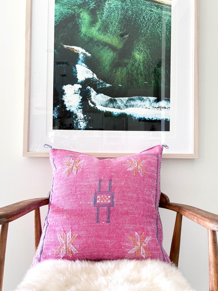 Azalea XXV Moroccan Sabra Cactus Silk Pillow