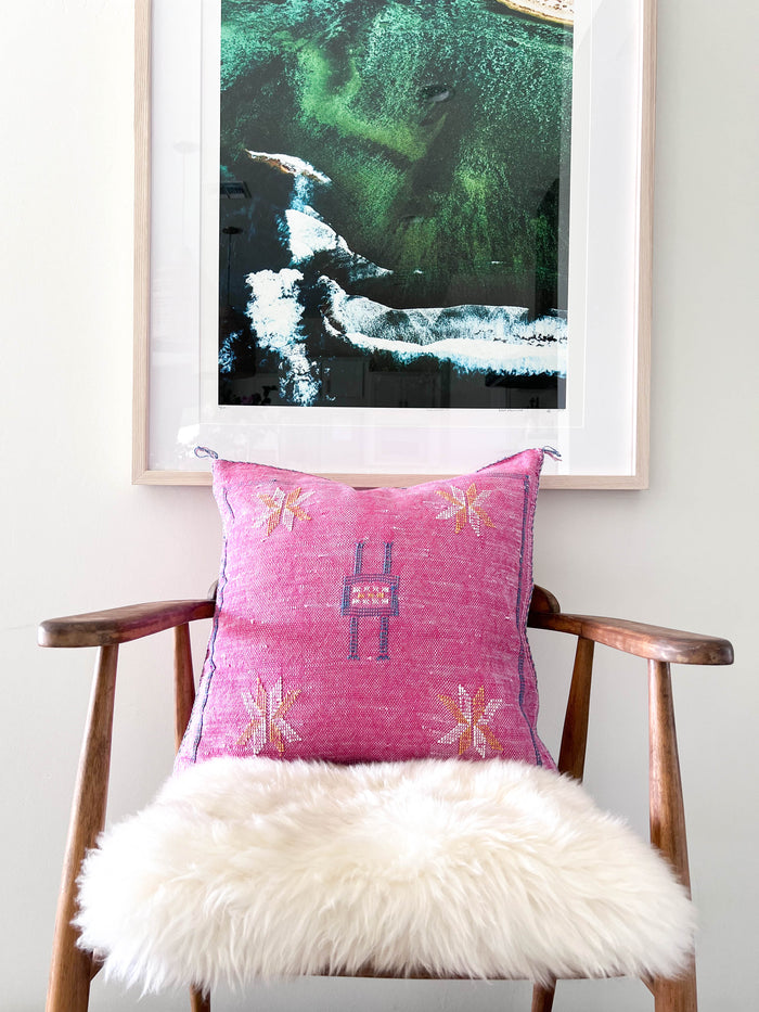 Azalea XXV Moroccan Sabra Cactus Silk Pillow
