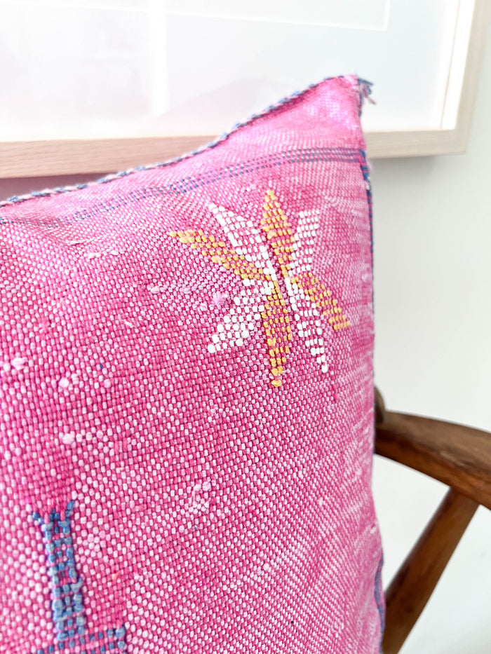 Azalea XXV Moroccan Sabra Cactus Silk Pillow