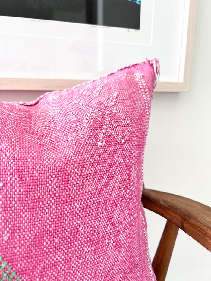Azalea XXVII Moroccan Sabra Cactus Silk Pillow