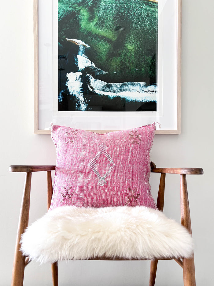 Azalea XXVIII Moroccan Sabra Cactus Silk Pillow