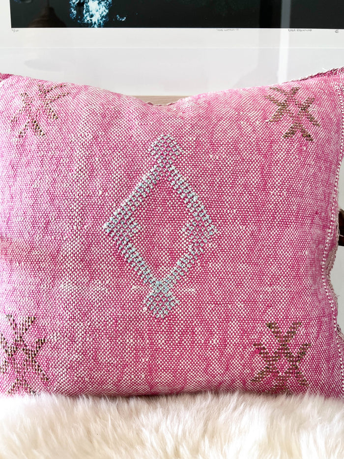 Azalea XXVIII Moroccan Sabra Cactus Silk Pillow