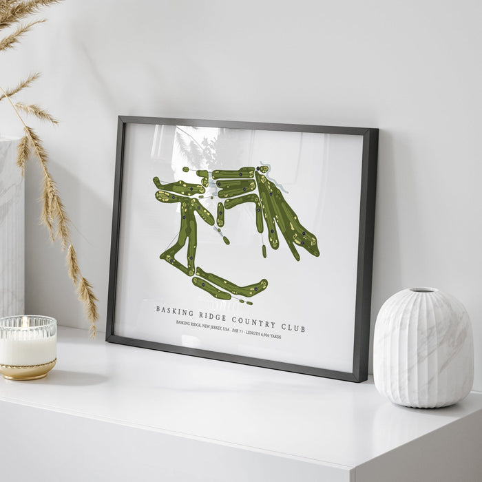 Basking Ridge Country Club | Golf Course Map | On Table