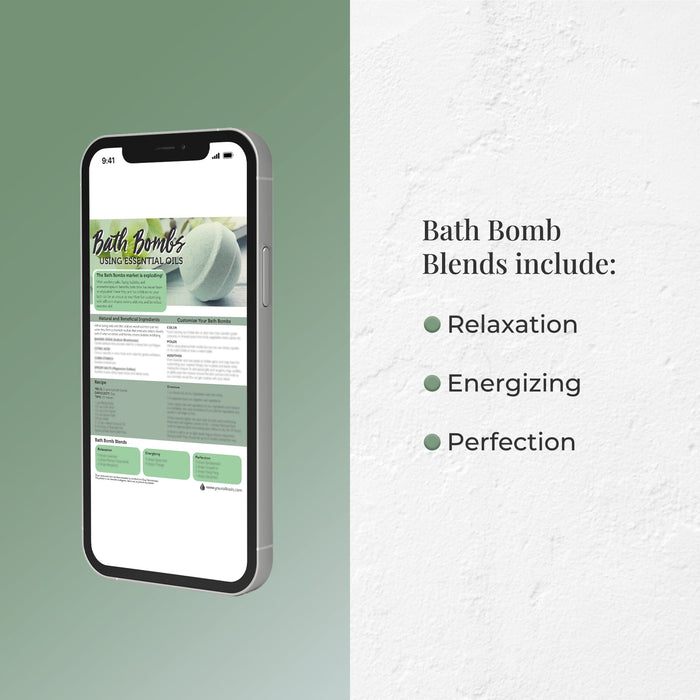 Bath Bomb Recipe Sheet (Digital Download) at Your Oil Tools