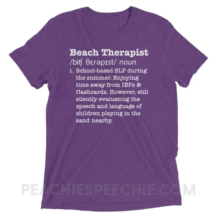 Purple Triblend / XS