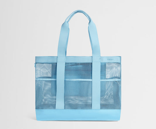 Beach Tote in Seaside Blue