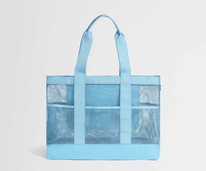 Beach Tote in Seaside Blue