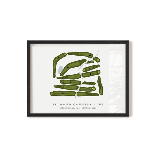 Belmond Country Club | Golf Course Map | Black+Frame