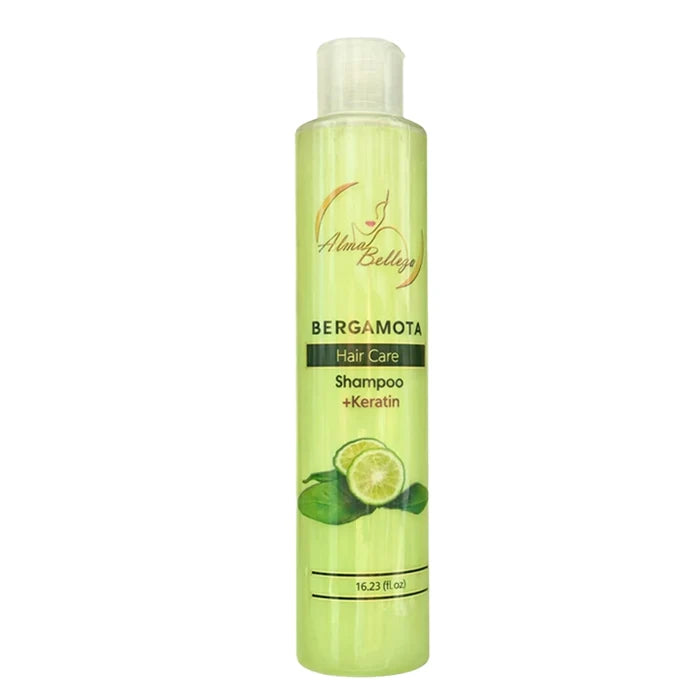 Bergamot & Keratin Hair Care Shampoo - Pack of 6 (16.23 fl oz / 480 ml Each) | Revitalizing & Strengthening Citrus Shampoo