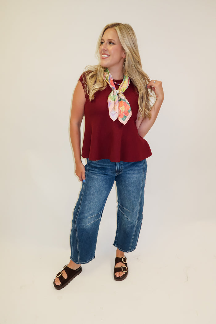 Better Together Sleeveless Knit Swing Top - The Pink Tulip Clothing