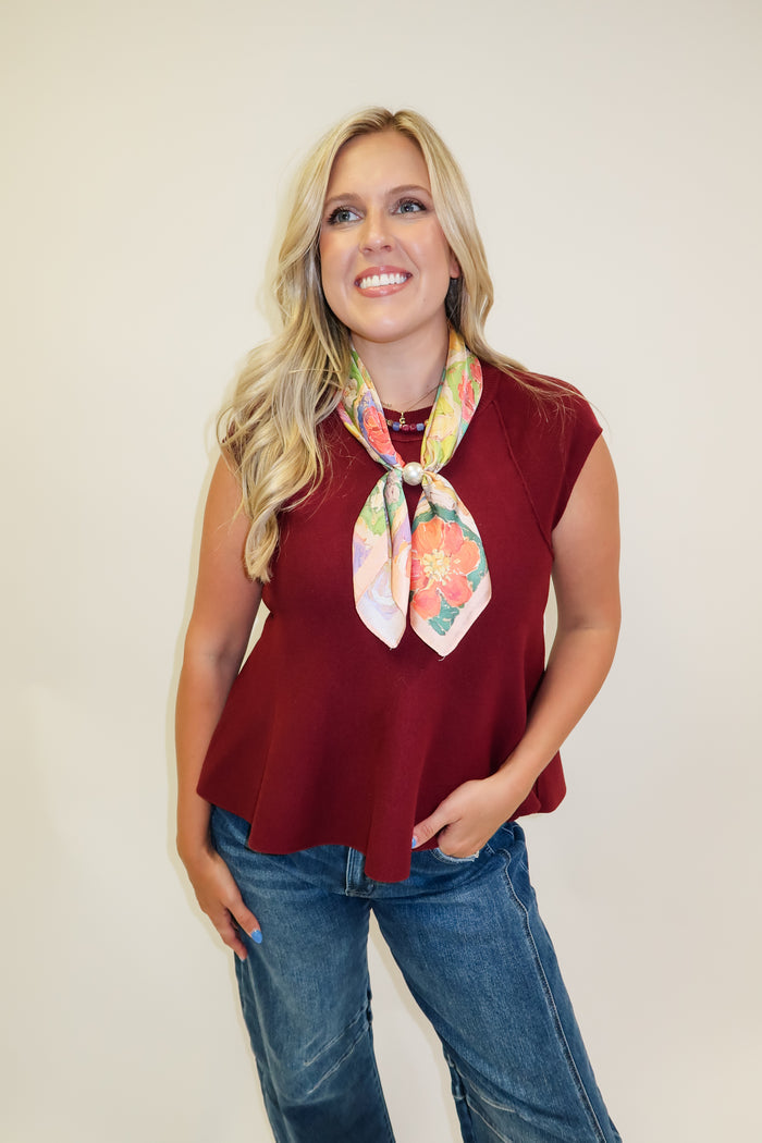 Better Together Sleeveless Knit Swing Top - The Pink Tulip Clothing