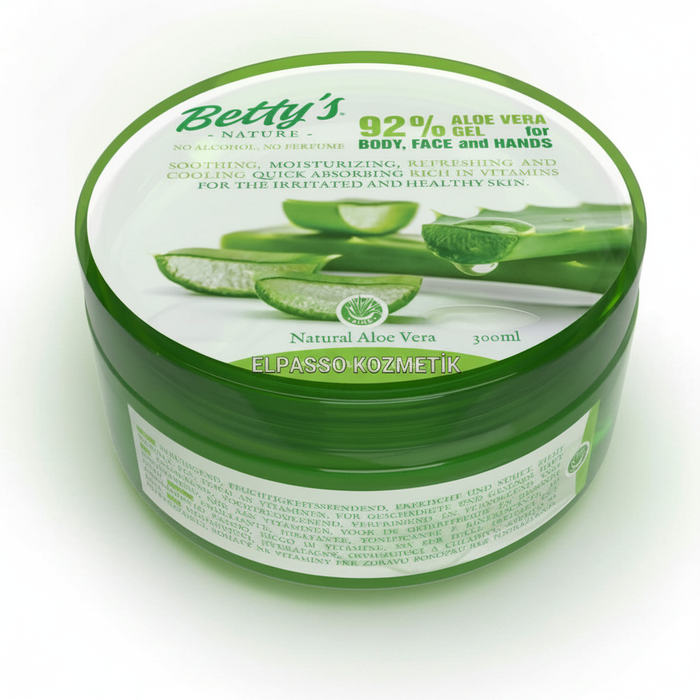 Betty's Nature Aloe Vera Gel - Düzeltilmiş