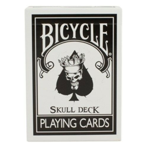 Bicycle Skull Deck - Skull Deck Regulation Playing Cards in Bicycle Card Stock- Includes 4 Bonus Cards!