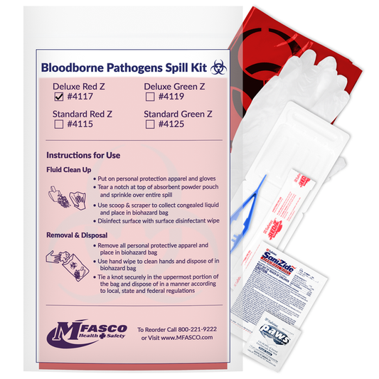 Biohazard Fluid Clean Up Kit Deluxe