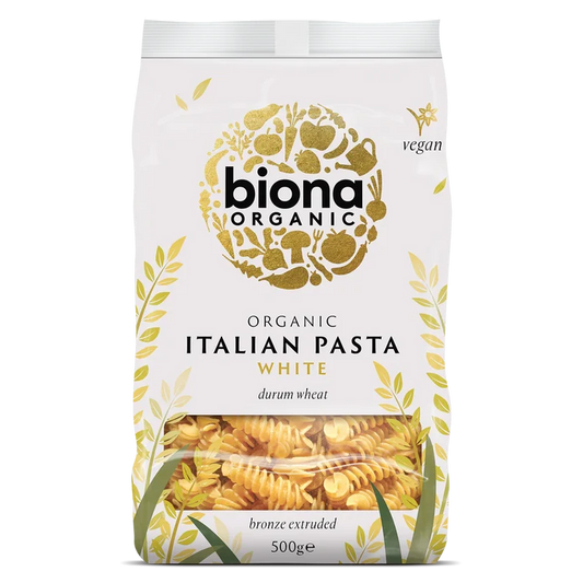 Biona Organic White Fusilli Pasta 500g
