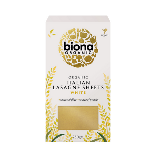 Biona Organic White Lasagne Sheets Pasta 250g