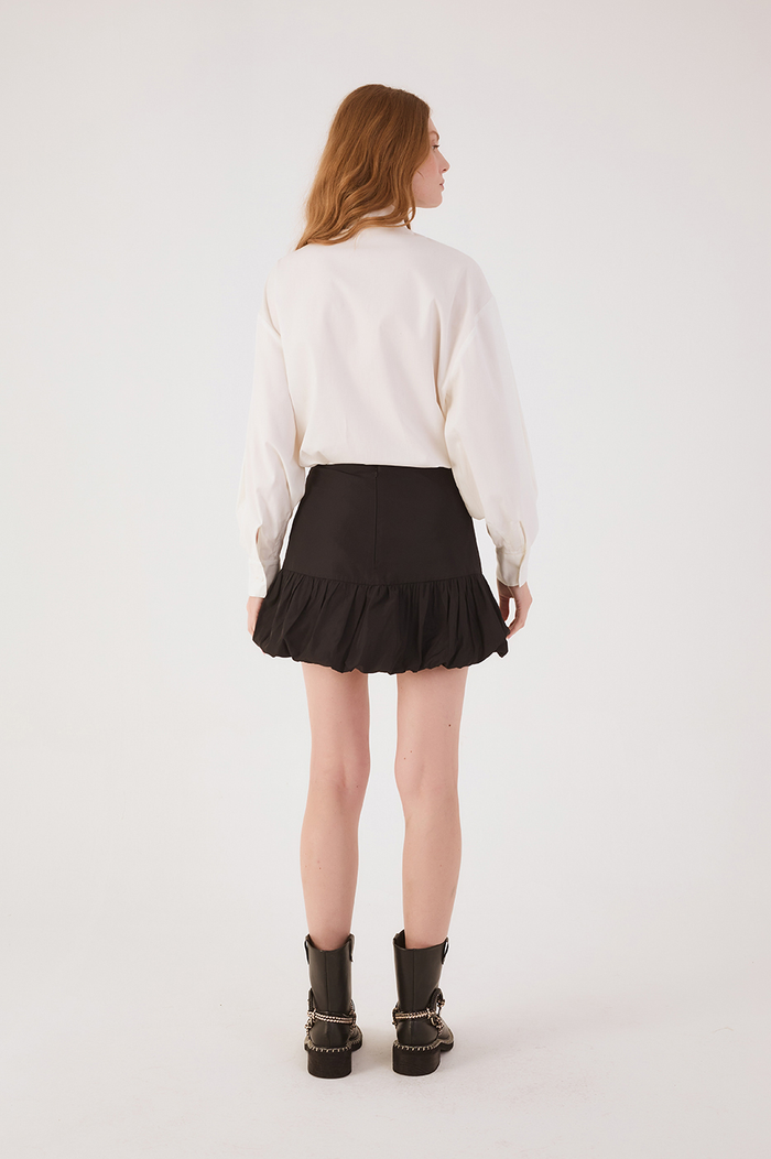 Black Baloon Mini Skirt_5