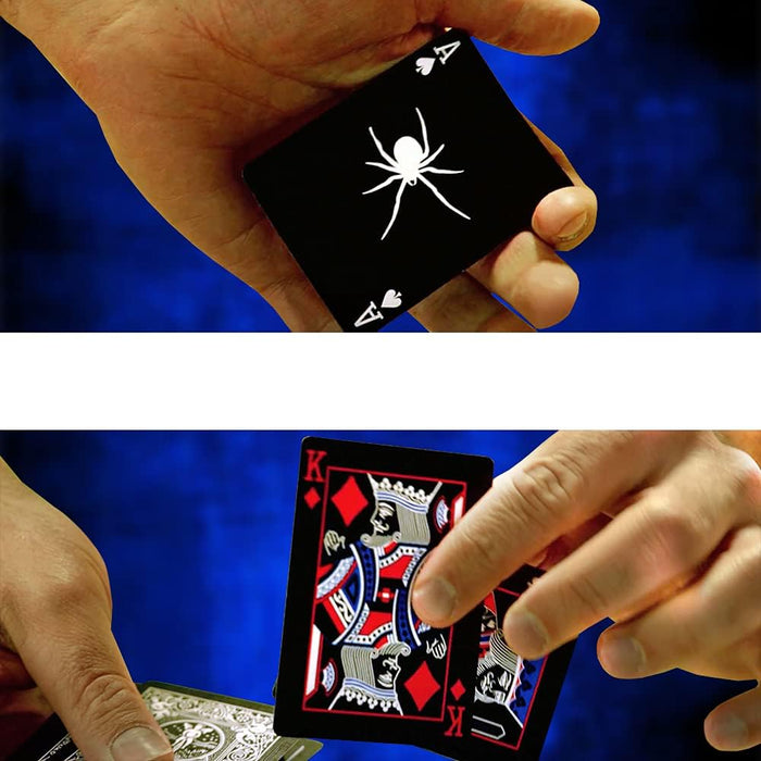Black Spider Deck in Bicycle Card Stock - Black Spider Bicycle Playing Cards