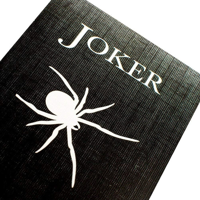 Black Spider Deck in Bicycle Card Stock - Black Spider Bicycle Playing Cards