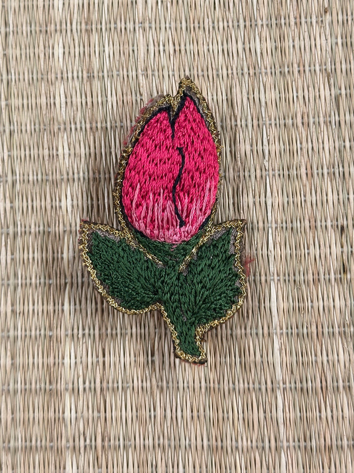 Blooming Tulip Brooch - Pink