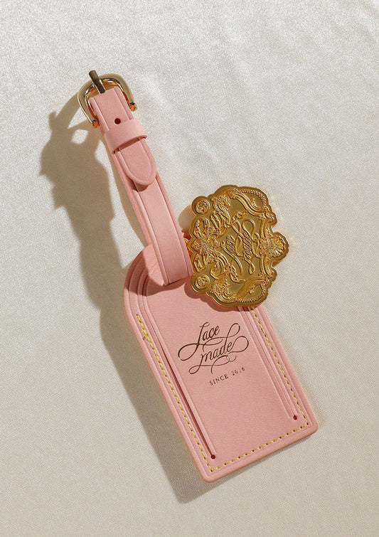 Blush Gilded Luggage Tag