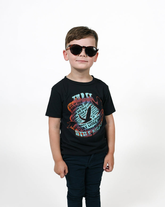 BOB MARLEY - THREE LITTLE BIRDS KIDS T-SHIRT