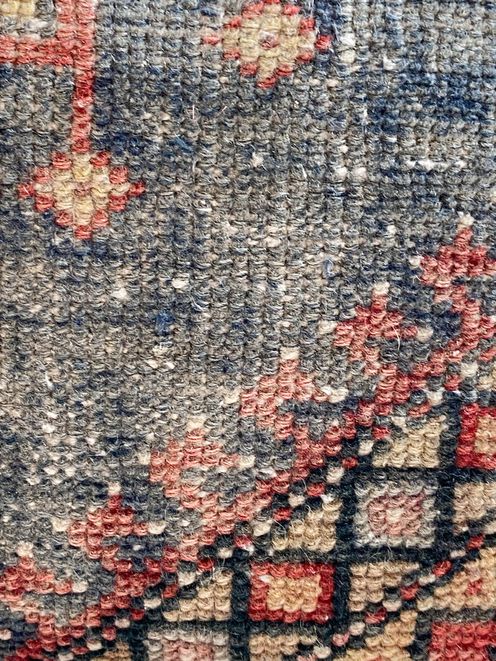 Handmade traditional Turkish oushak pillow cover made with vintage rugs 16x24 scandanavian eclectic boho decor