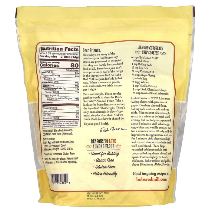 Bobs Red Mill Super-Fine Almond Flour 454g