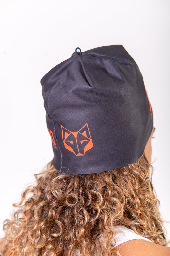 Bonnet - Black & Fluo Orange