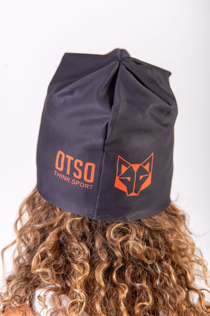 Bonnet - Black & Fluo Orange