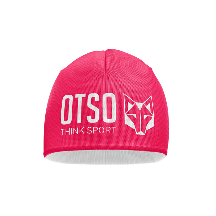 Bonnet - Fluo Pink & White