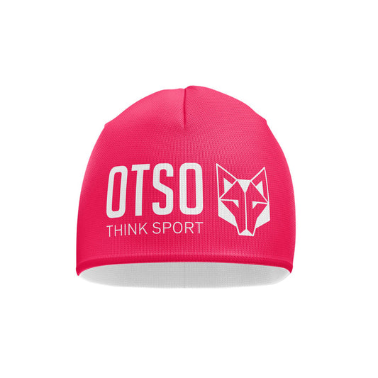 Bonnet - Fluo Pink & White