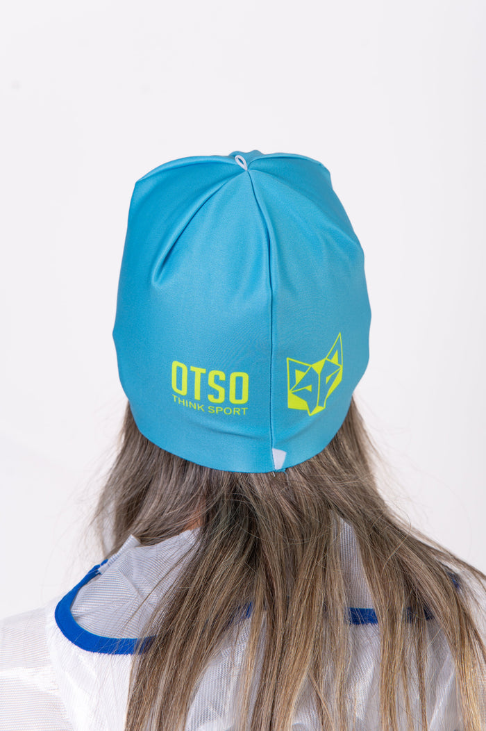 Bonnet - Light Blue & Fluo Yellow