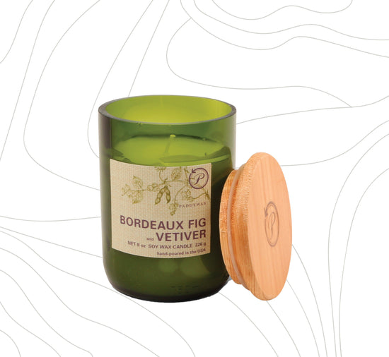 Bordeaux Fig + Vetiver - Eco 8 oz Candle - Hello World Modern Mercantile