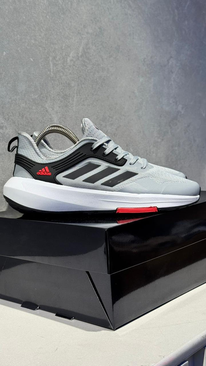 ADIDAS BOUNCE GRIS ROJO