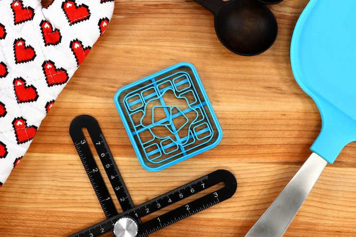 Breakfast Food Cookie Cutters - Fried Egg, Coffee, Croissant, Buttered Waffle, Bacon Strip- Breakfast Gift