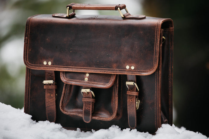 Buffalo Leather Briefcase