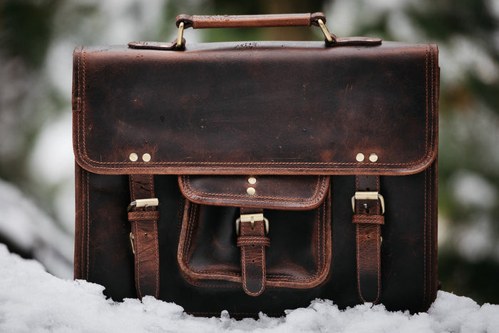 Buffalo Leather Briefcase