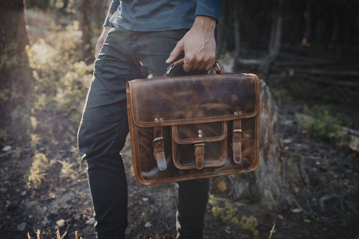 Buffalo Leather Briefcase