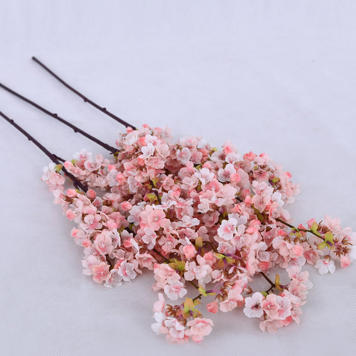 Bulk 40" Extra Long Cherry Blossoms Stems Silk Flowers for Tall Vases Wholesale