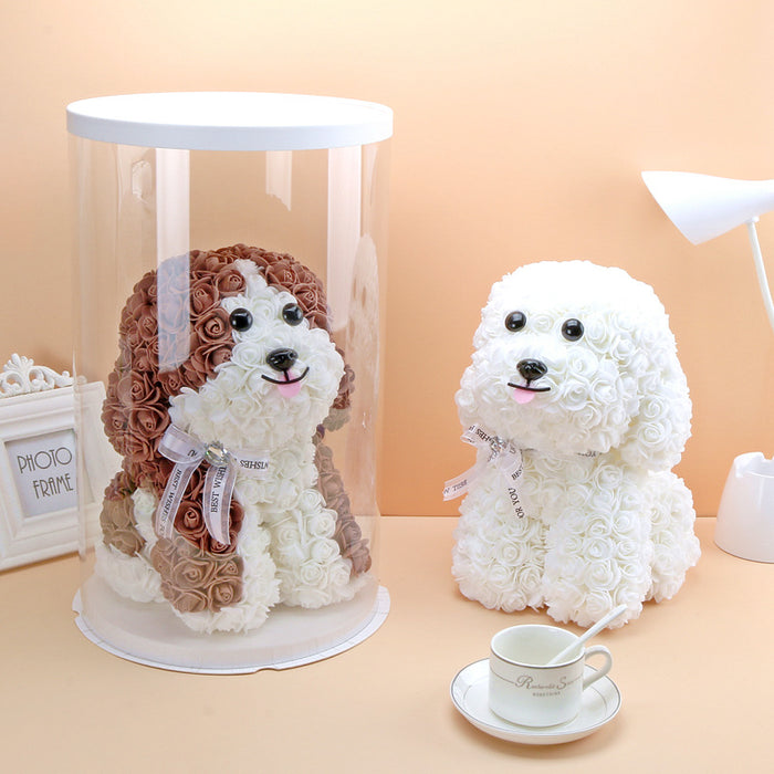 Bulk Exclusive Gifts Rose Dog Artificial Rose Flowers Wholesale