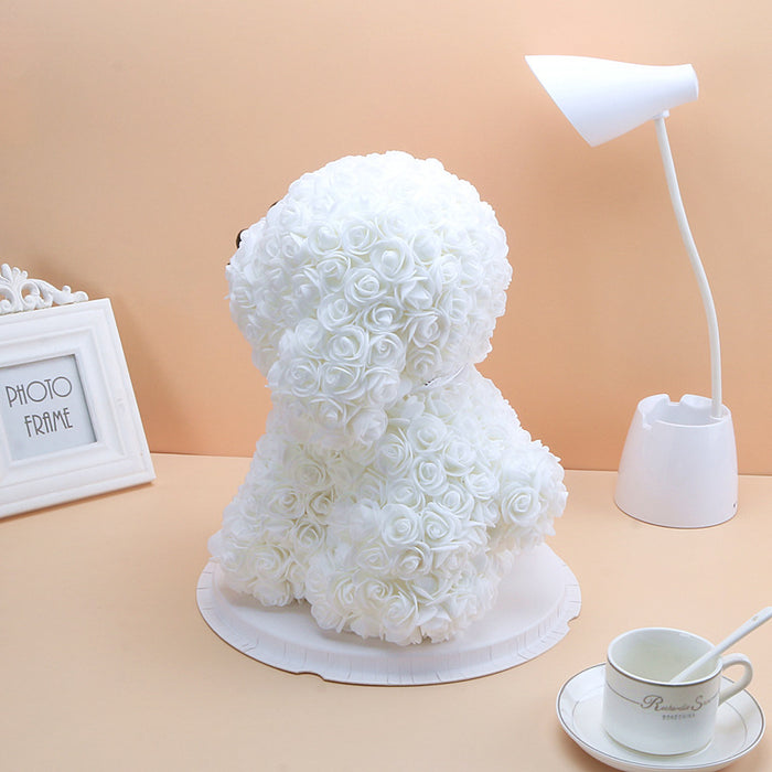 Bulk Exclusive Gifts Rose Dog Artificial Rose Flowers Wholesale