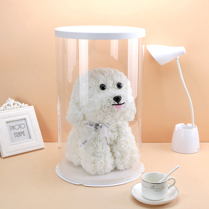 Bulk Exclusive Gifts Rose Dog Artificial Rose Flowers Wholesale